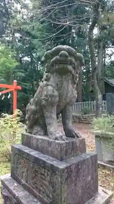 上沼八幡神社の狛犬