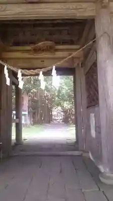 早池峰神社の山門・神門