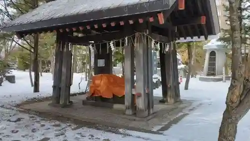 札幌護國神社の手水舎