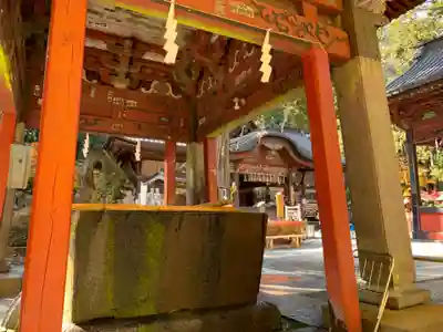 北口本宮冨士浅間神社の手水舎