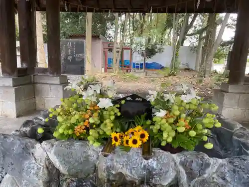 滋賀県護国神社の手水舎