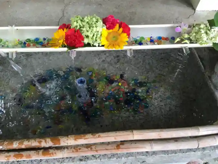 星置神社の手水舎