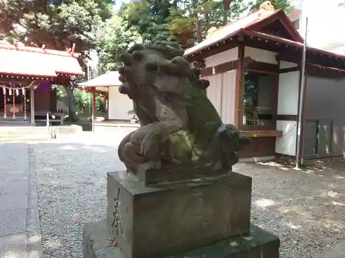 弦巻神社の狛犬