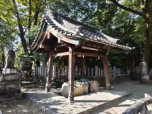 御器所八幡宮の手水舎