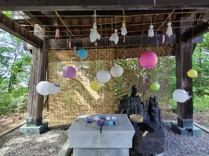 名寄神社の手水舎