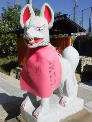 折上稲荷神社の狛犬