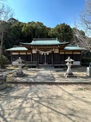 防府市護国神社の本殿・本堂