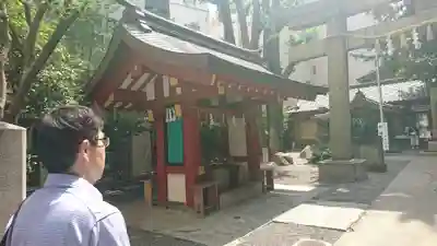 日本橋日枝神社の手水舎