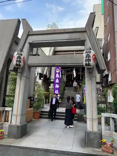 烏森神社の鳥居