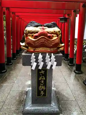 田村神社の狛犬