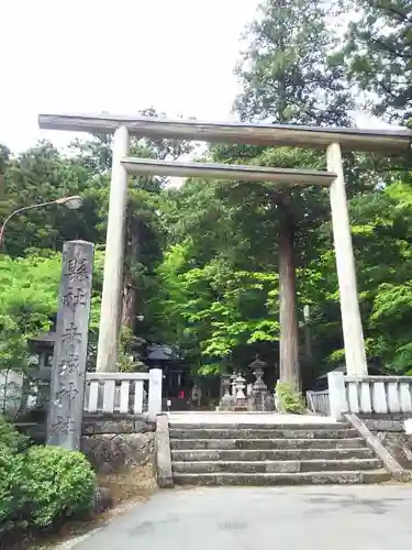 赤城神社(三夜沢町)の鳥居