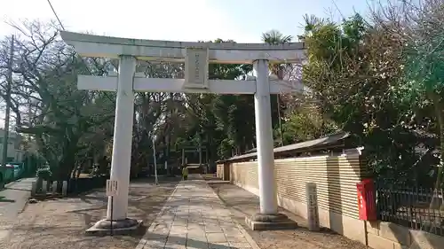 碑文谷八幡宮の鳥居