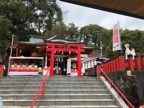 熊本城稲荷神社の鳥居