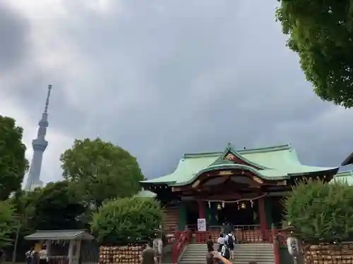 亀戸天神社の本殿・本堂