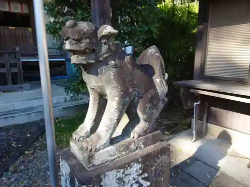 新羽杉山神社の狛犬