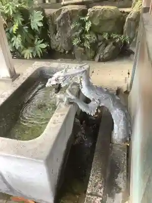 髙牟神社の手水舎