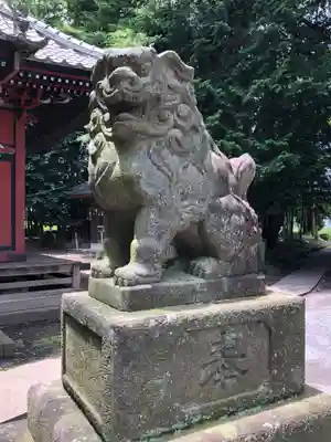 中氷川神社の狛犬