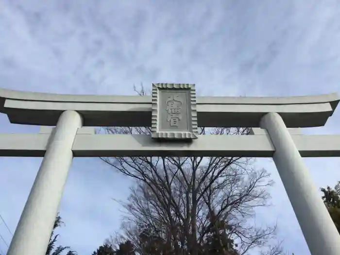 簳幹八幡宮の鳥居