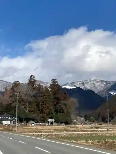 庭田神社の景色