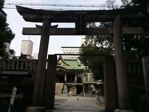 難波神社の鳥居