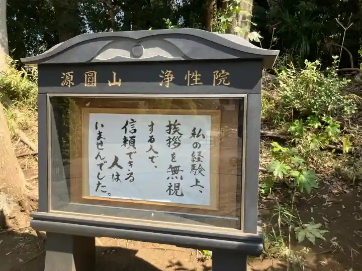 浄性院の御朱印