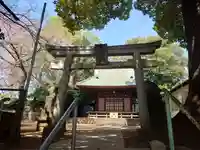 青砥杉山神社の鳥居