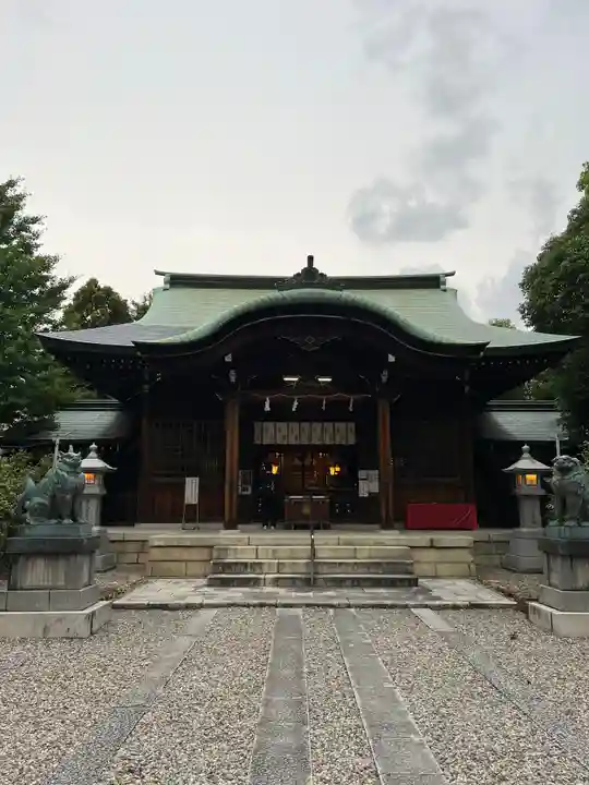溝旗神社(肇國神社)の本殿・本堂