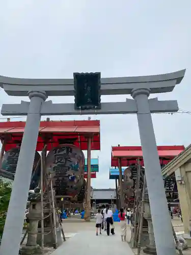 三河一色諏訪神社の鳥居