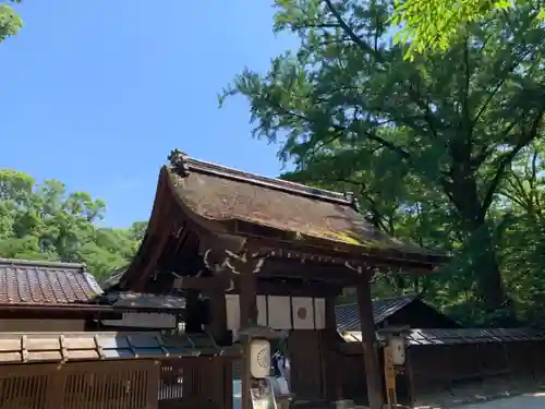 河合神社（鴨川合坐小社宅神社）の山門・神門
