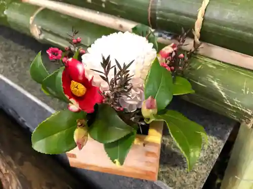 東海市熊野神社の手水舎