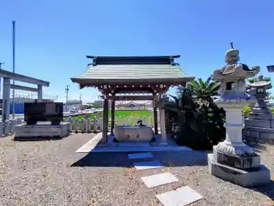 神明社(鎌島)の手水舎