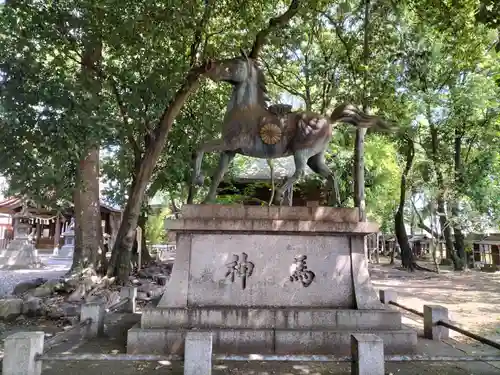 清洲山王宮　日吉神社の狛犬