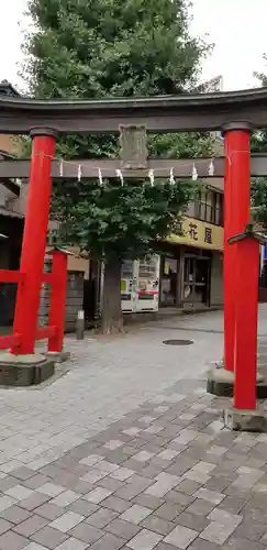 鳩ヶ谷氷川神社の鳥居