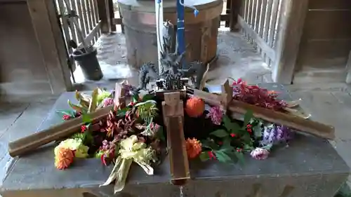 愛知県高浜市春日神社の手水舎