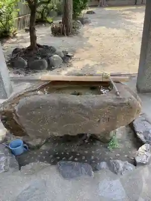 天神社(中村天神社)の手水舎