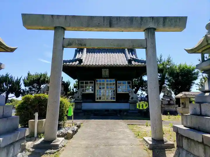 神明社(狐地)の鳥居
