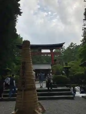 北口本宮冨士浅間神社の鳥居