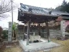 八幡社の手水