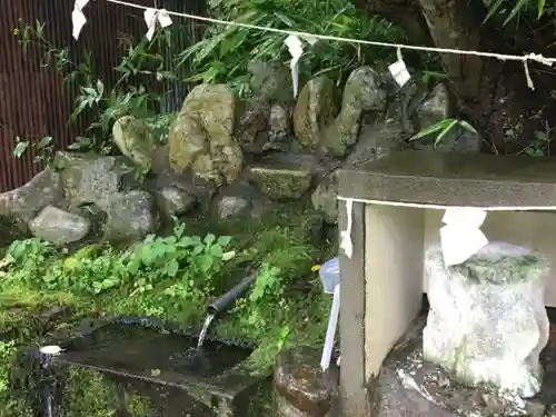 鷲別神社の手水