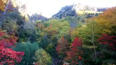 大雪山層雲峡神社の景色