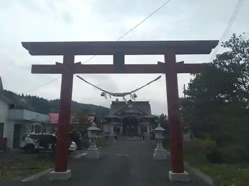 落部八幡宮の鳥居