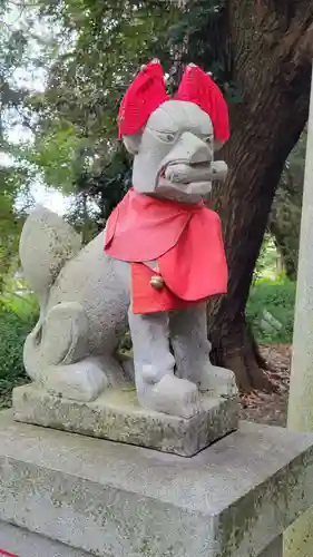 息栖神社の狛犬