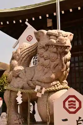 大山神社(自転車神社・耳明神社)の狛犬