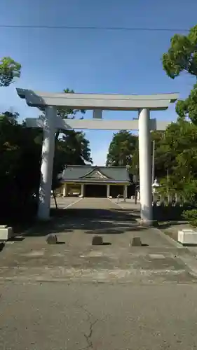 福井県護国神社の鳥居