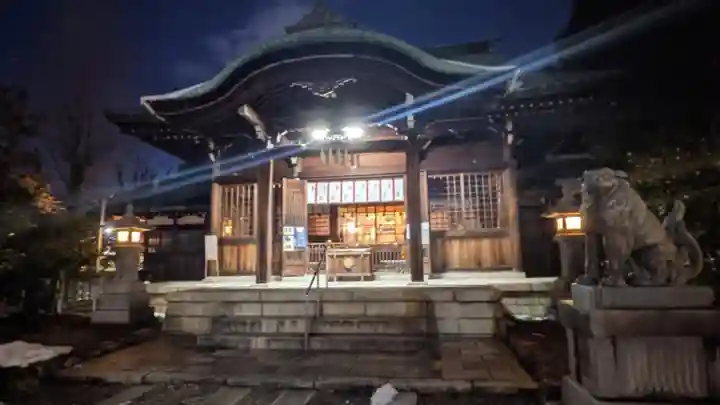 溝旗神社(肇國神社)の本殿・本堂