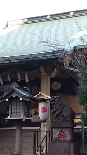 上目黒氷川神社の狛犬