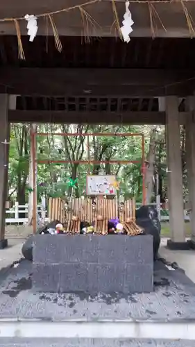 上川神社の手水