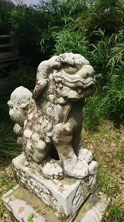 二渡神社の狛犬