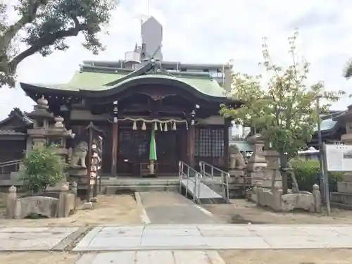 感田神社の本殿