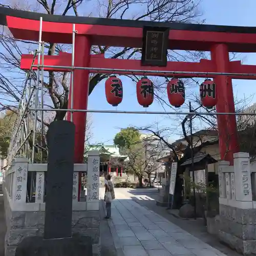 木場 洲﨑神社の鳥居